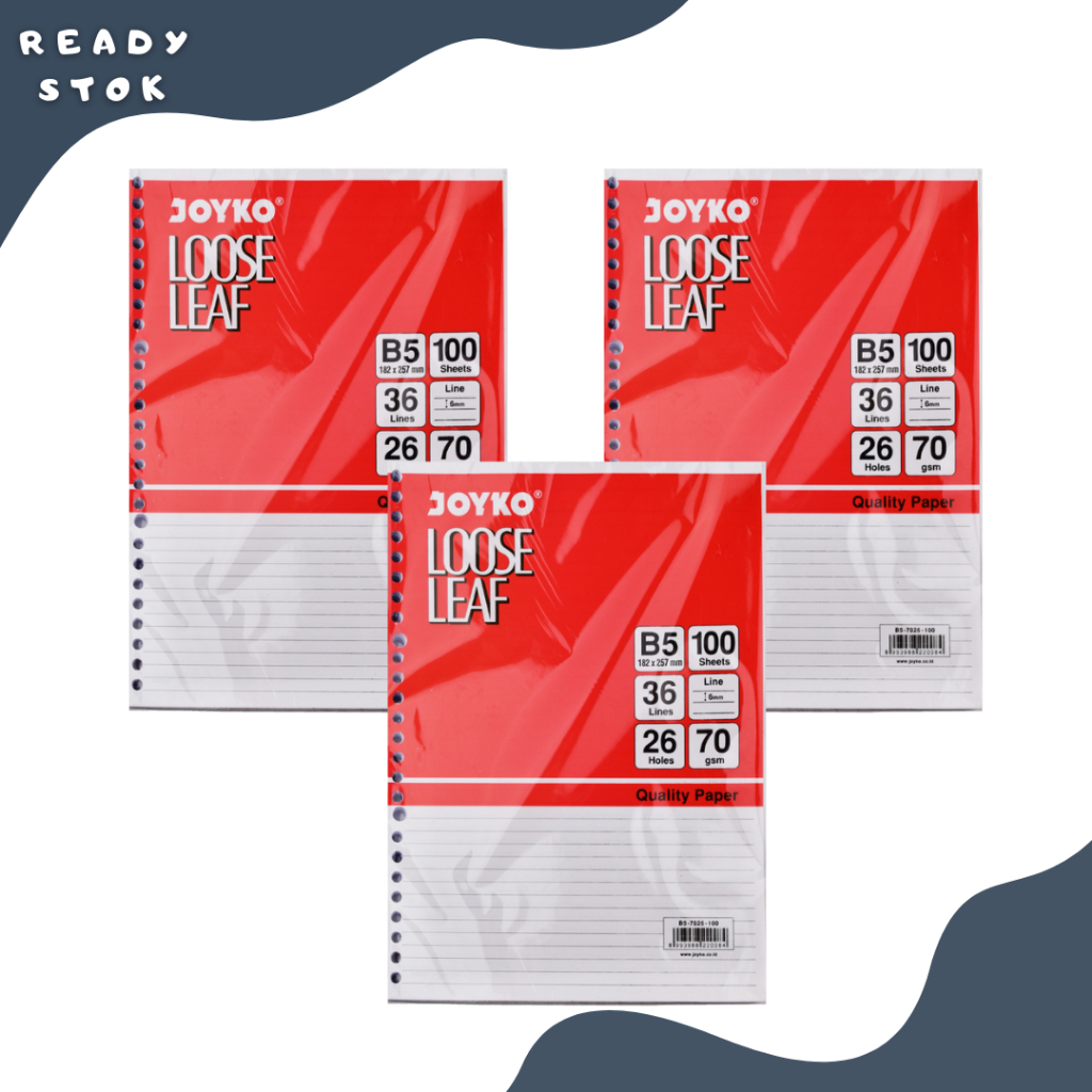 

LOOSE LEAF / REFILL BINDER B5-7026-100 (PACK)