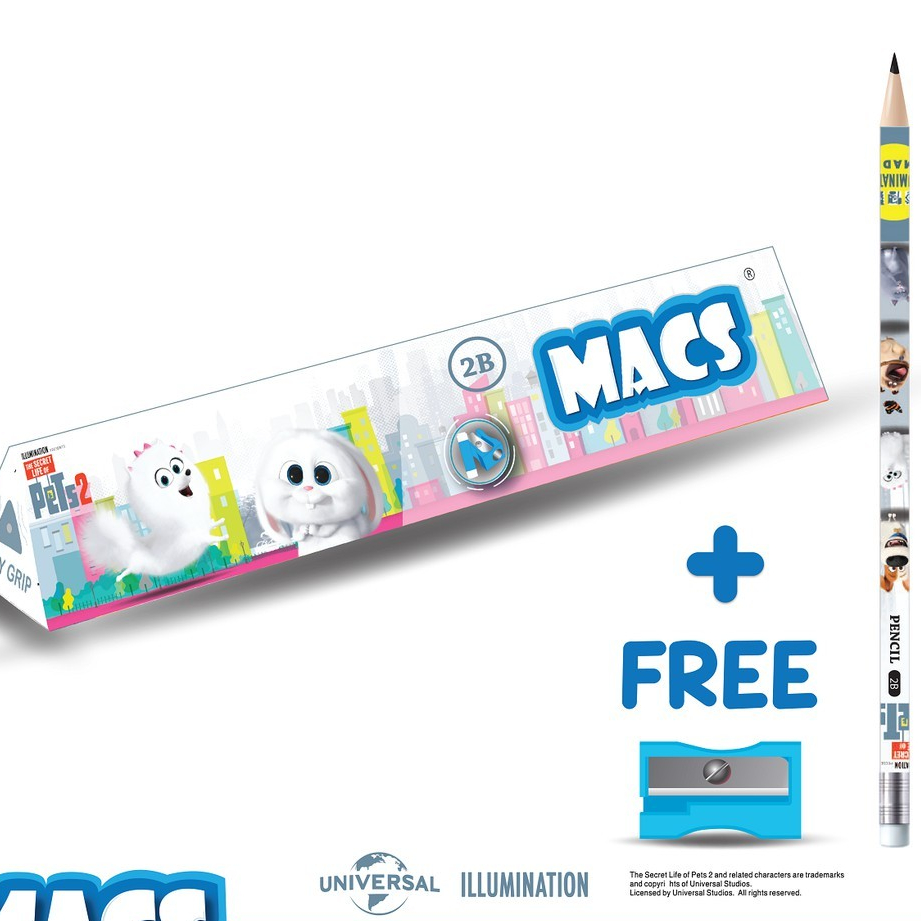 

MACS Pets Pensil 2B Segitiga Warna Hitam