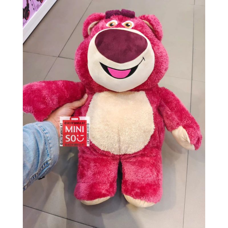 MINISO 🆕 Boneka Plush LOTSO JUMBO with Strawberry Scent / Boneka Wangi Stroberry  (sz.50cm)