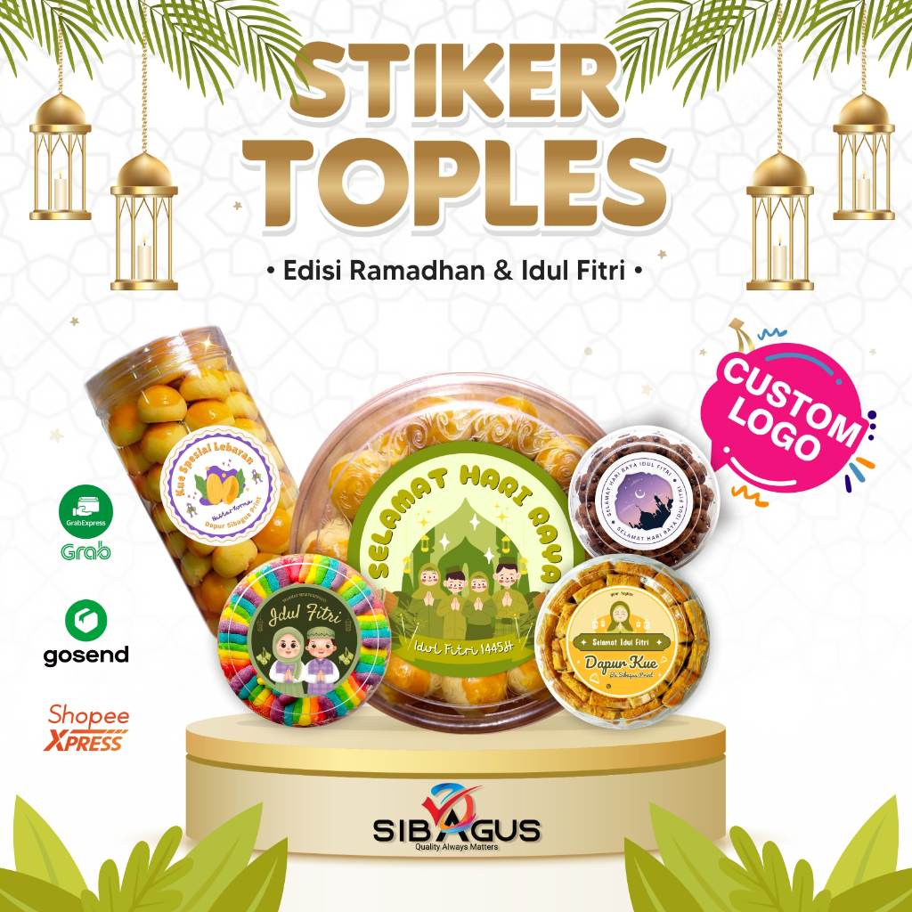 

Stiker Label Toples Kue Bulat | Stiker Chromo Kiss cut | Stiker Chromo A3+ | Bisa custom desain sendiri