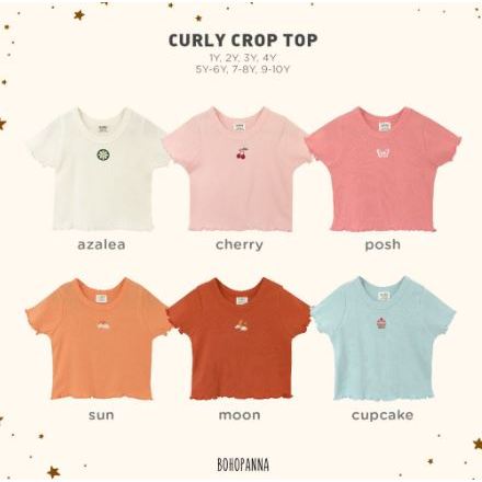 BOHOPANNA - CURLY TOP - Atasan Anak Perempuan