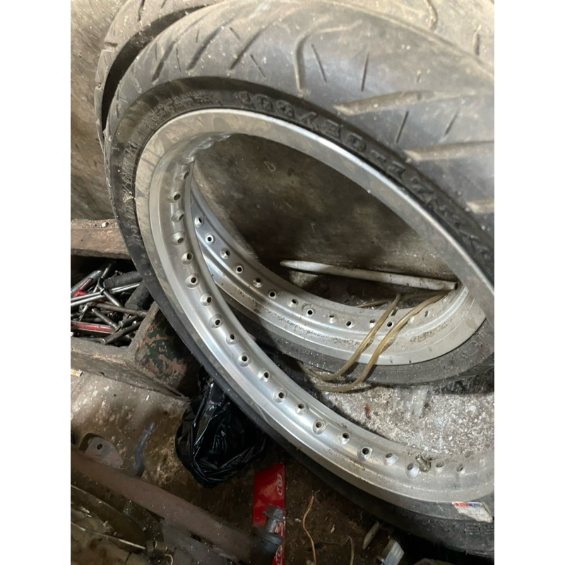 ring velg set ban ori copotan klx kawasaki