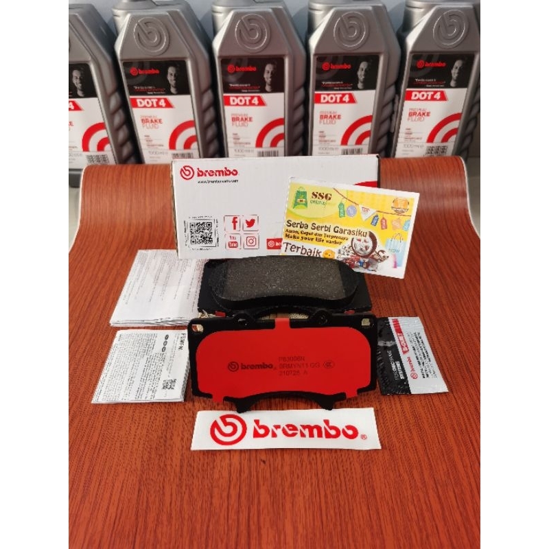 Brake pad kampas rem depan Porsche Macan Audi Q5 2000cc Brembo
