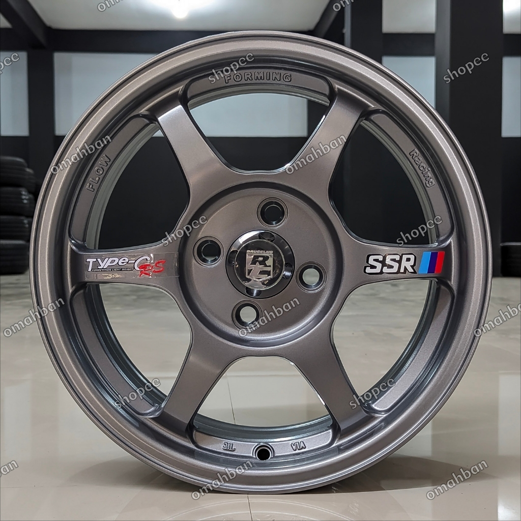 Velg Mobil SSR R15, PCD 4x100. Matt Gunmetal