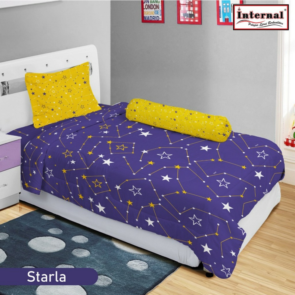 Bedcover Set Internal Single 120x200 - Starla
