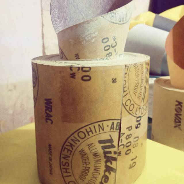 Amplas kertas Niken grit #800 Meteran