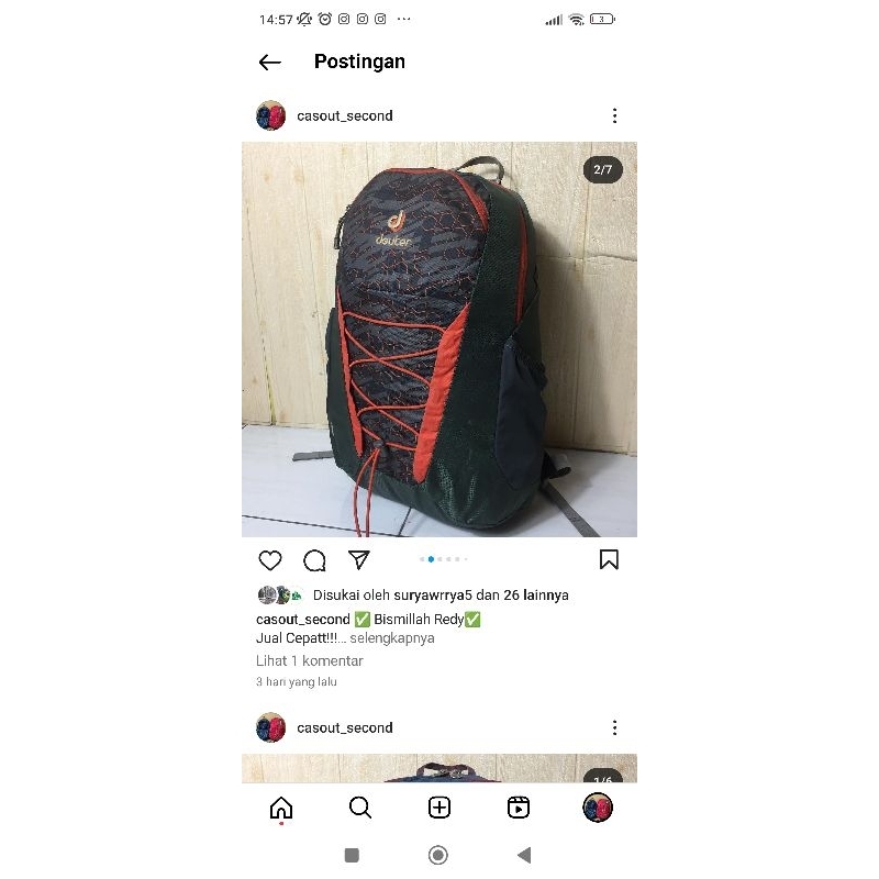 Daypack Deuter original