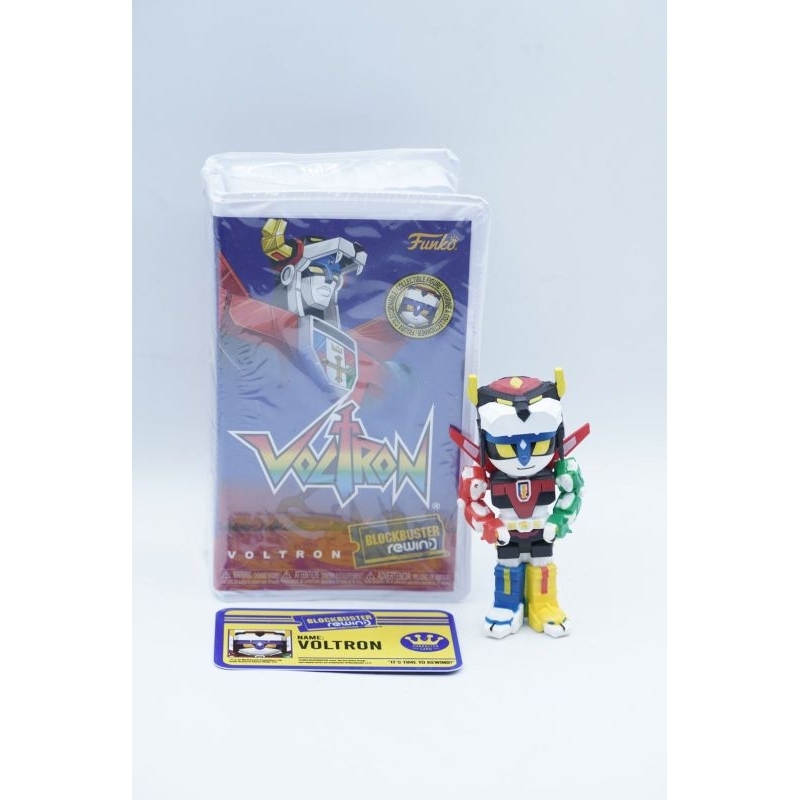 Funko POP Rewind Voltron with CH Block Buster figure