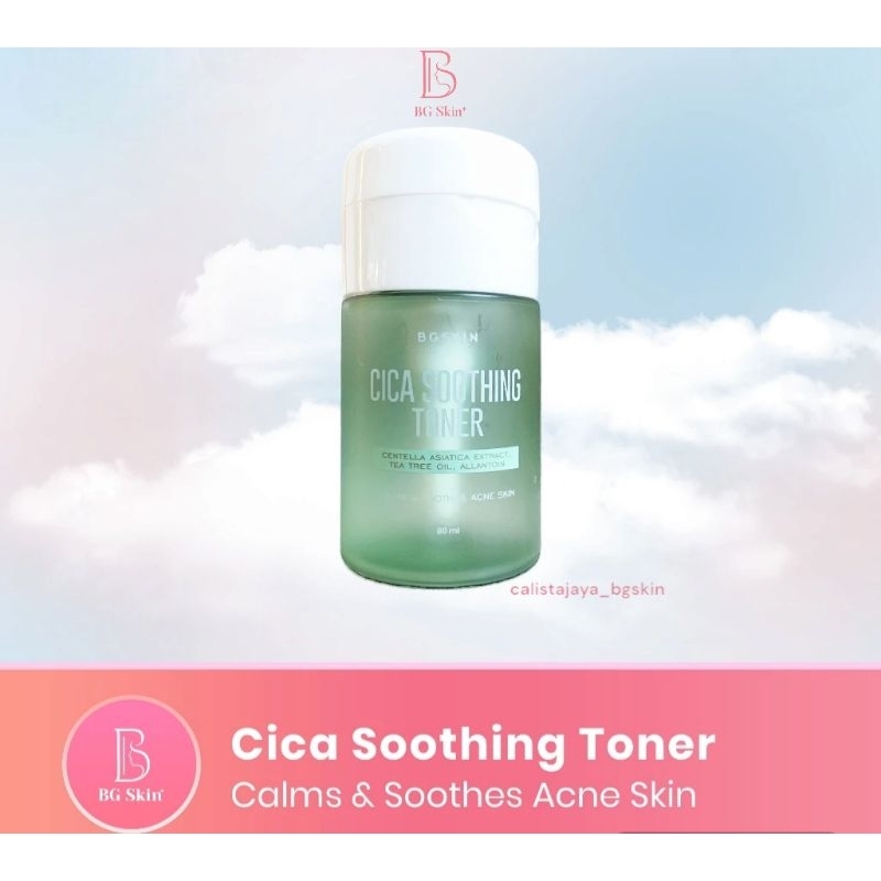 CICA SOOTHING TONER BG SKIN / BG SKINCARE / BEAUTY GLOW SKINCARE