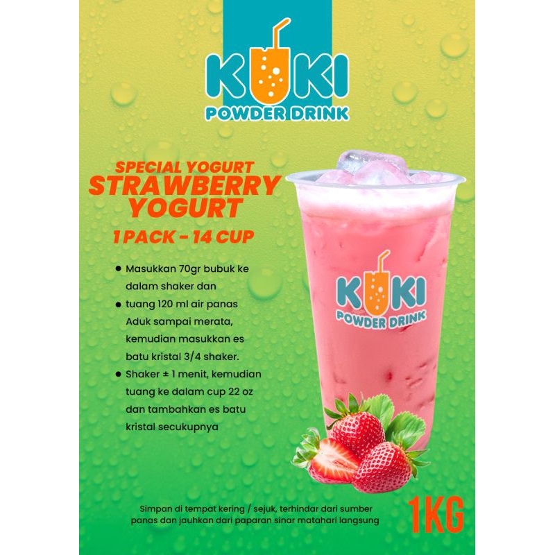 

STRAWBERRY YOGURT 1KG / BUBUK MINUMAN PREMIUM