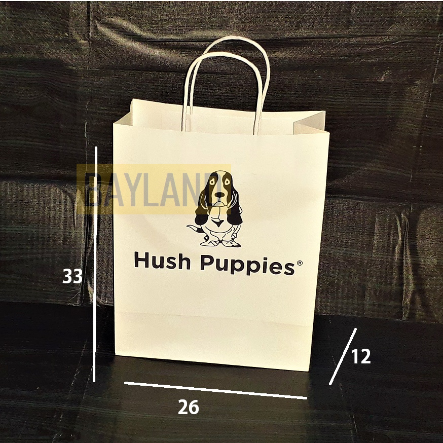 Paper bag Hush puppies 2 sisi Medium 33 x 26 x 12 cm