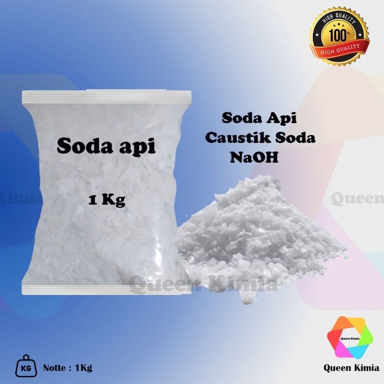 ORIGINAL Soda Api 1 KgCaustic Soda 1 kgNaOH 1KgSoda Api Murah