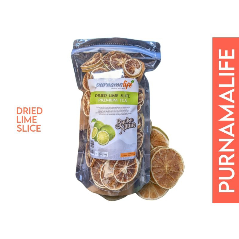 

Purnamalife - NIPIS KERING I Dried Lime slice premium tea/jeruk nipis iris kering