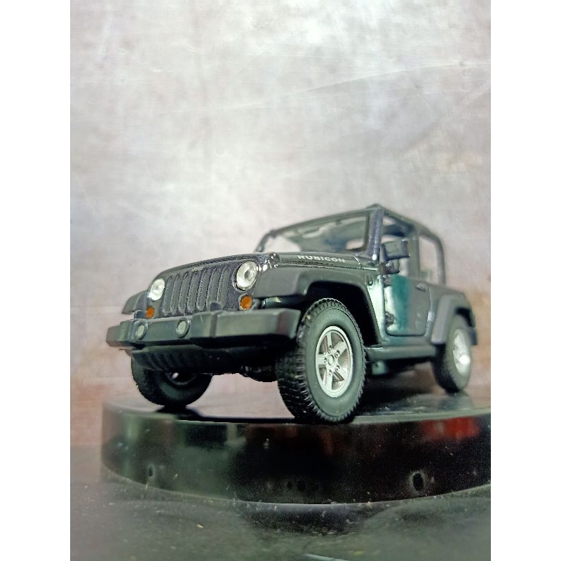 Diecast Miniatur Jeep Wrangler Rubicon