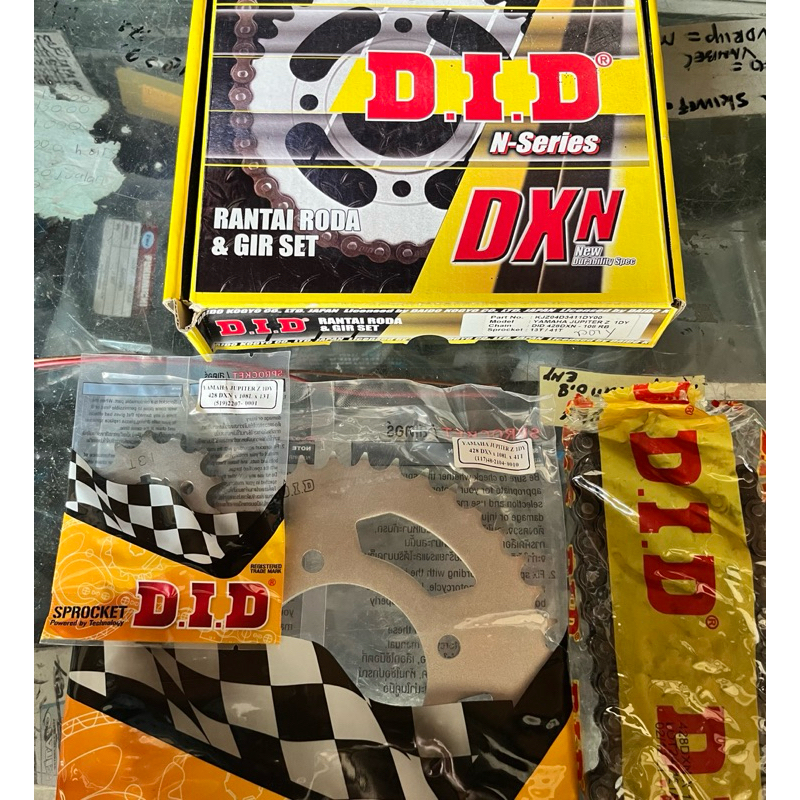 GEAR SET GEAR PAKET DID ASLI JUPITER Z1 JUPITER Z INJEKSI
