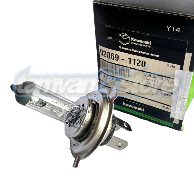 BOHLAM LAMPU DEPAN KAWASAKI KLX ATHLETE ORIGINAL JAPAN