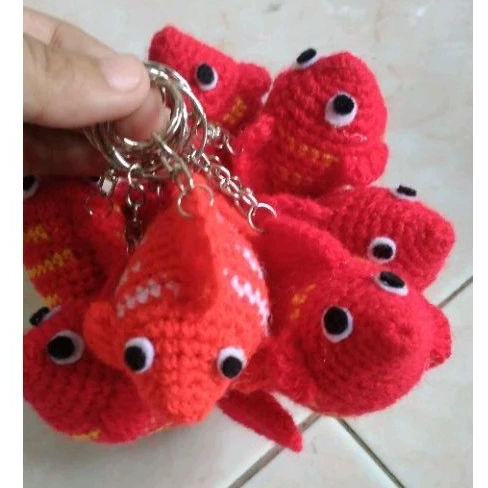 amigurumi ganci rajut ikan badut nemo