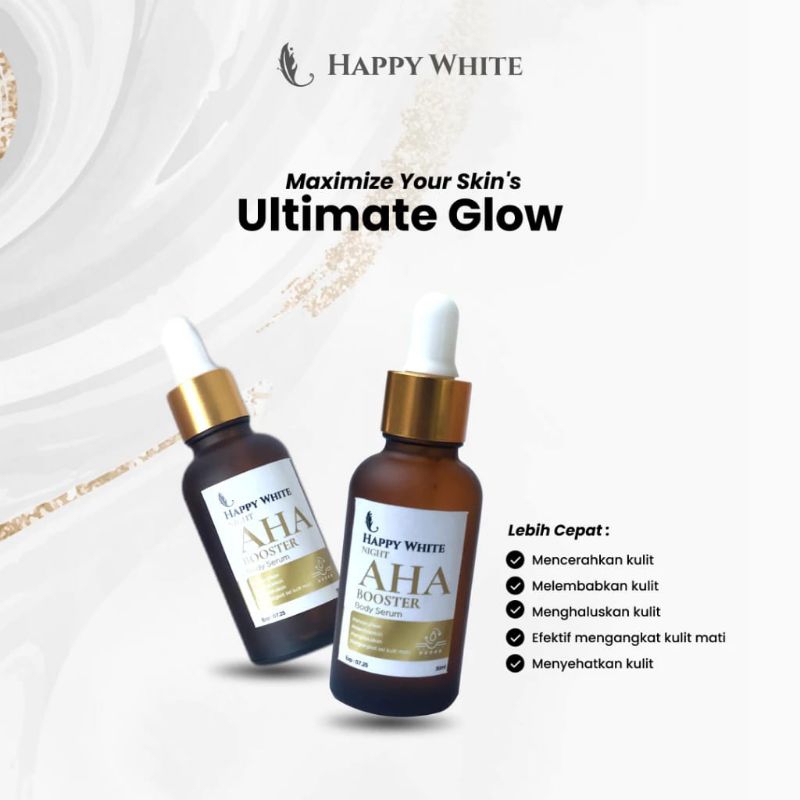 Happy White Night AHA Booster Body Serum
