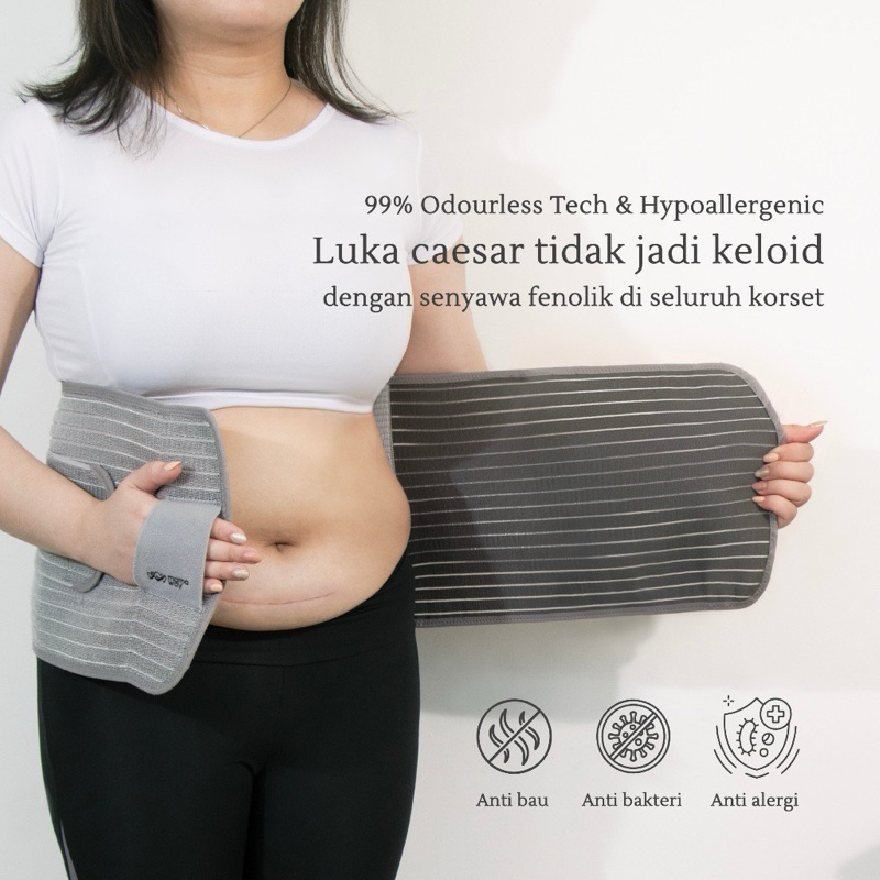 Mamaway Corset Bamboo | Mamaway Korset Pelangsing Pasca Melahirkan Nano Bamboo Mamaway Nano Bamboo P