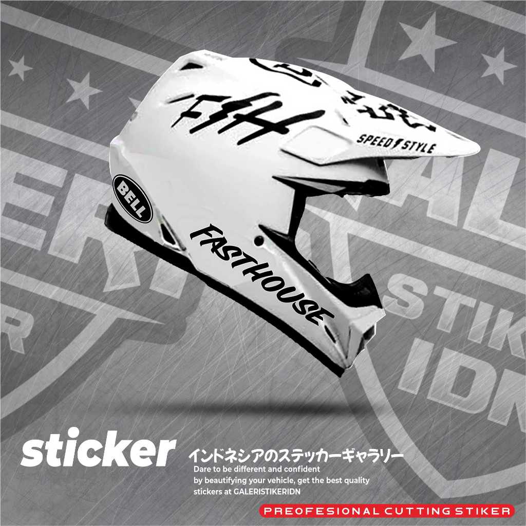STIKER HELM FASTHOUSE STIKER PREMIUM