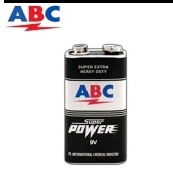 Baterai ABC Super Power 9v GF22 - Battery ABC 9 volt - Batere Batrai Kotak