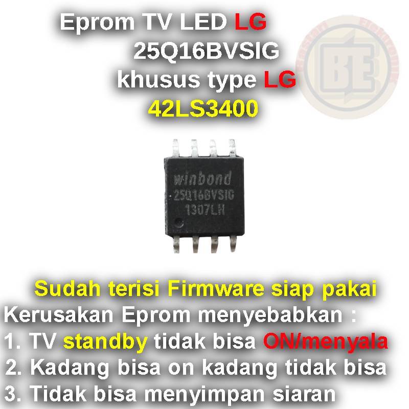 Ic Eprom Firmware TV LG 42LS3400