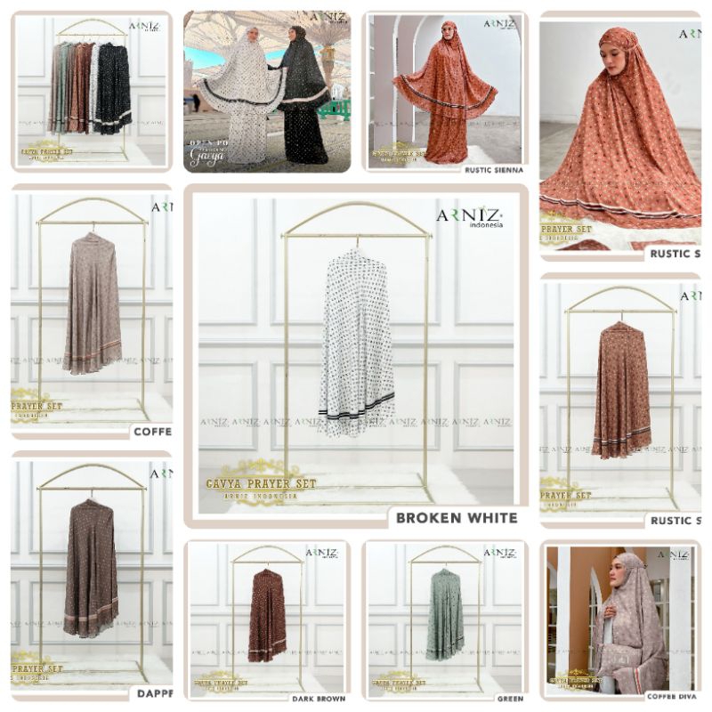 Gavya Prayer Set by Arniz Collection/Prayer set by Arniz/Mukena by Arniz Collection/Mukena by Arniz/