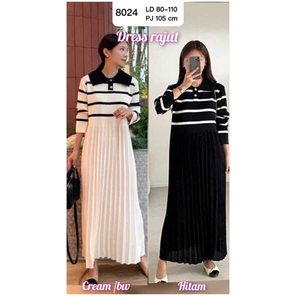 DRES RAJUT PREMIUM IMPORT 8024