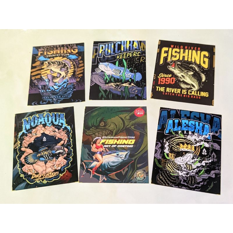

COD Stiker aquarium Stiker Fishing Community Keren ( 30 Stiker + Bonus )