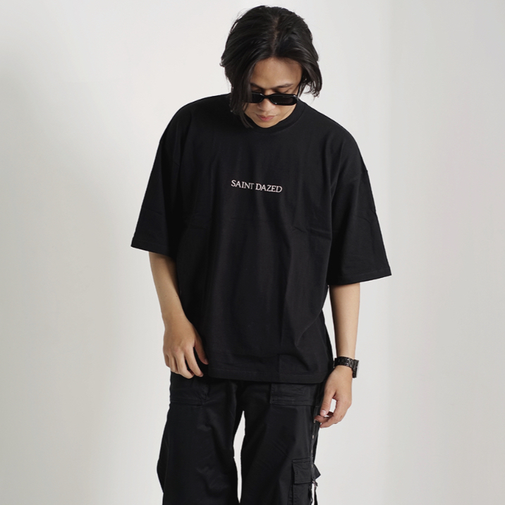 SAINT DAZED - Blacker Than Darkness Oversized Tshirt