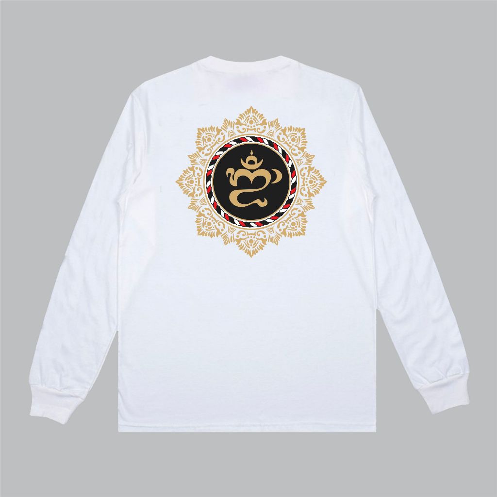 OMKARA | TANGAN PANJANG | BALIARTWEAR | BAJU KATA KATA BALI | OLEH OLEH BALI | Baju Kaos Premium Qua