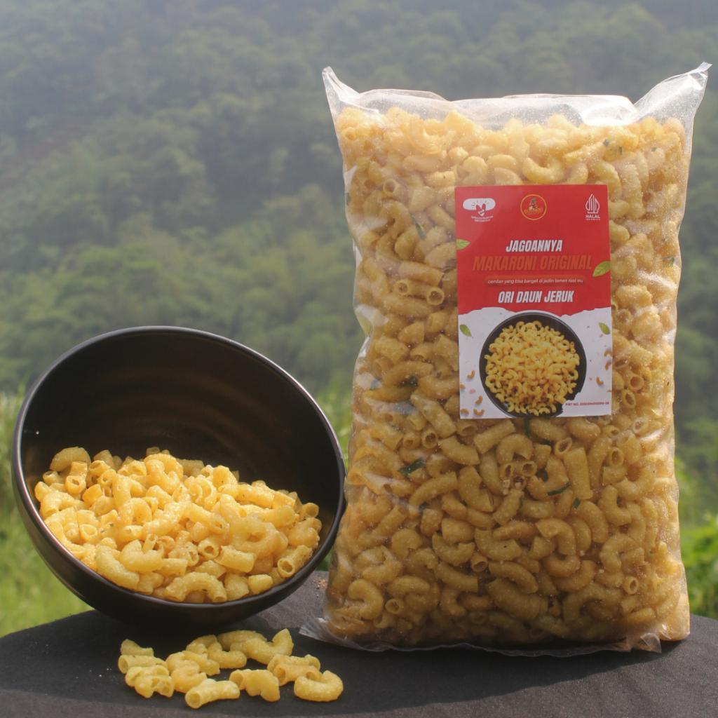 

Makaroni Original Daun Jeruk Snack Bandung Cemilan Viral 500gram