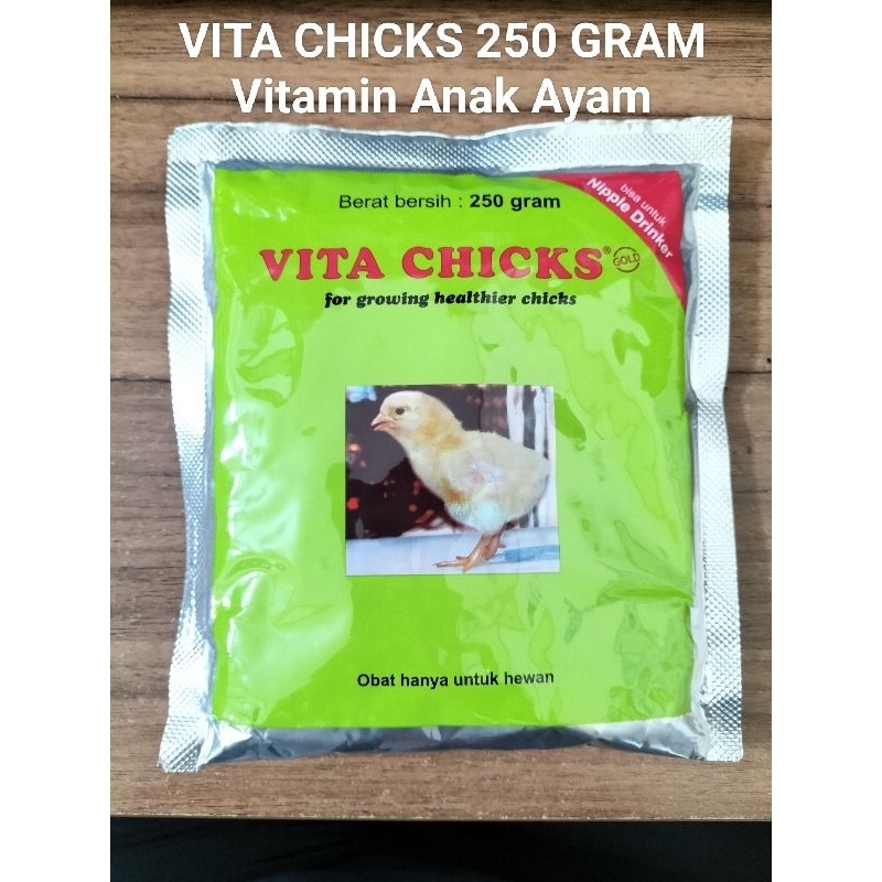 VITA CHICKS 250 GRAM VITAMIN ANAK AYAM VITACHICK 250 GRAM