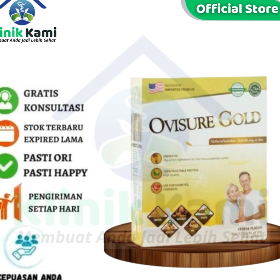 

C6369 Ovisure Gold Milk Susu Vitamin Persendian Nyeri Tulang Sendi Asli USA