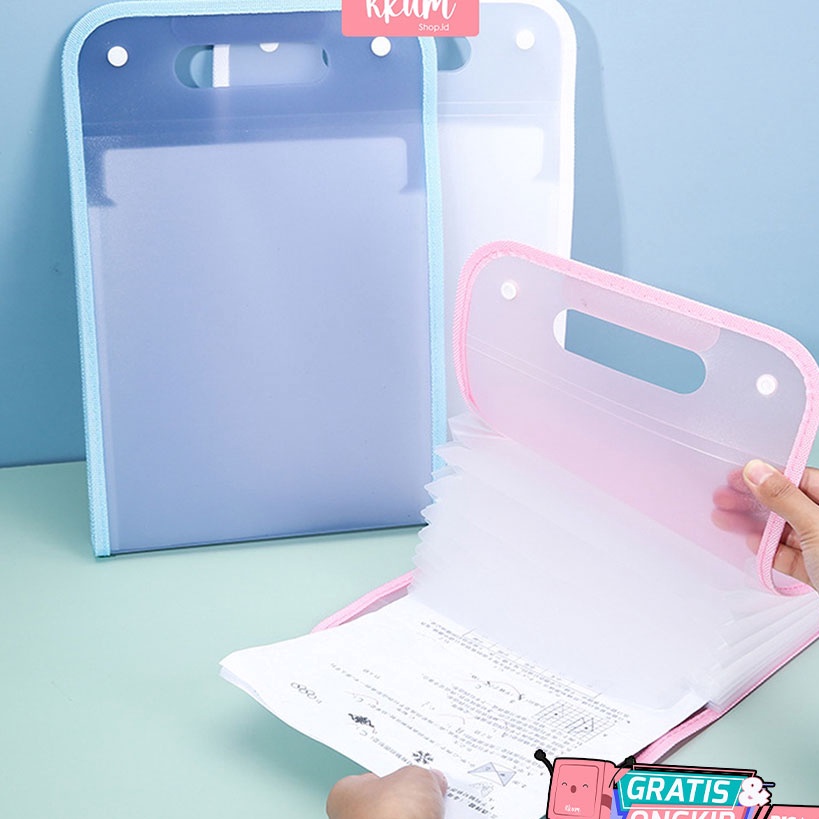 

1111 FREE STIKER Tas file handle Organizer file bag Map tas dokumen