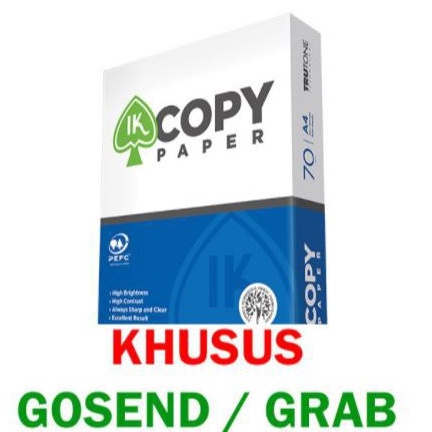 

ORIGINAL COPY PAPER IK 7GR A4 FOLIO GSEND GR4B INSTAN KERTAD FOTOCOPY