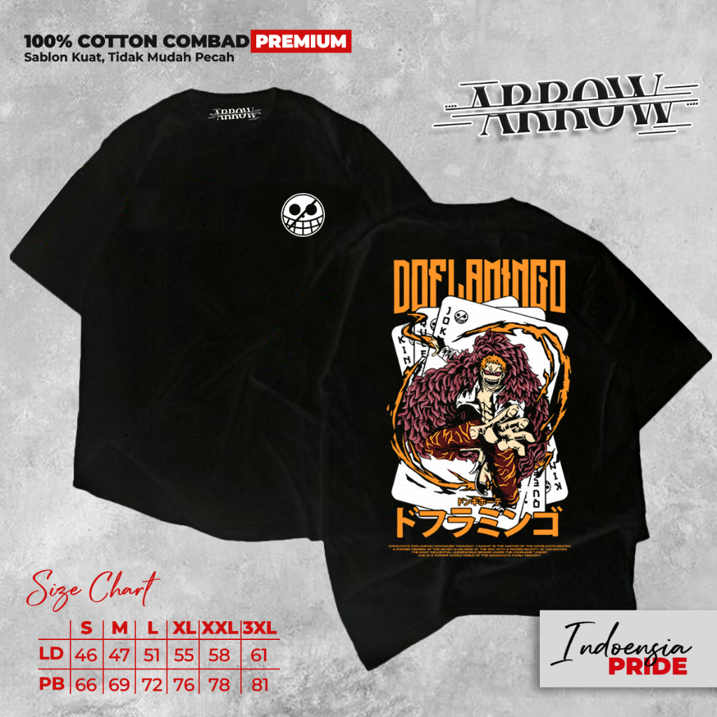 ARROW PAKAIAN PRIA WANITA KAOS OBLONG DISTRO MOTIF KAOS DISTRO PRIA WANITA BERGAMBAR AESTHETIC KEREN