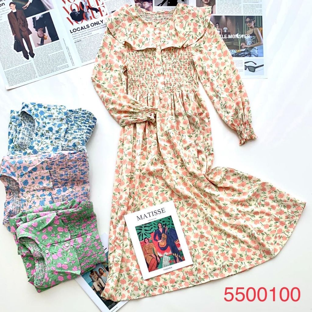 5500100 GROSIR DRESS TUNIK IMPORT , PGMTA, ISI 4 PCS BY SUGAR