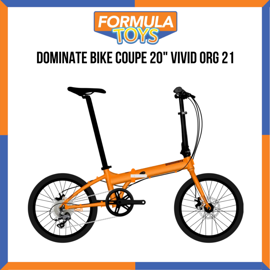 SEPEDA LIPAT DOMINATE BIKE COUPE 20" VIVID ORG 21