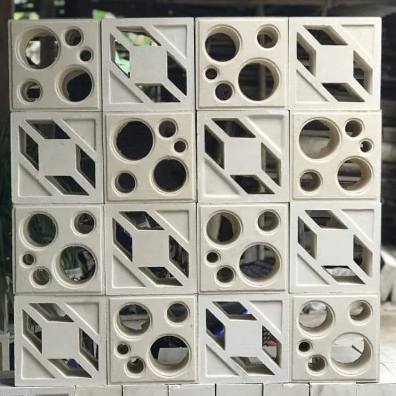 Roster beton minimalis kombinasi/mix model