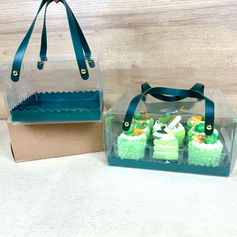 

Box Mika Transparan Handle Kulit Mika Box Leather Premium Quality