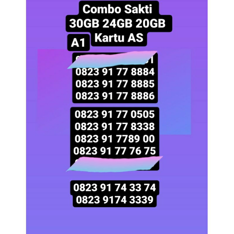 NOCAN MURMER SAKTI COMBO 32GB/26GB/ 21GB AS KODE A1