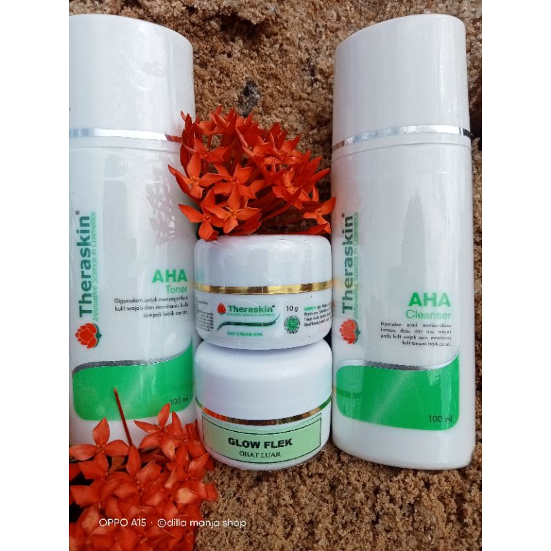 Paket Theraskin Flek glow (untuk flek hitam pekat)