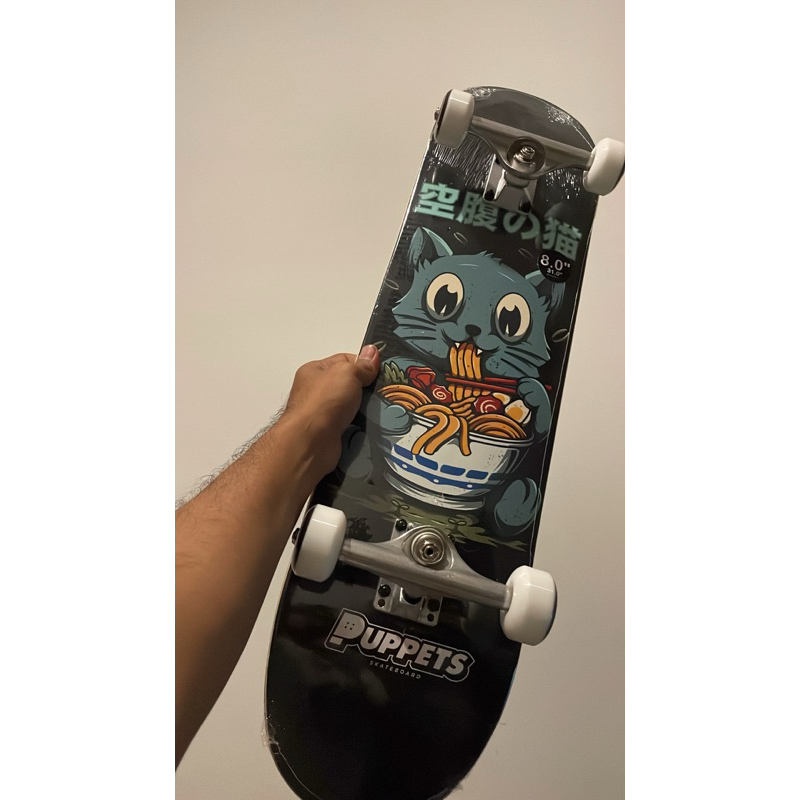 puppets kucing series skateboard fullset