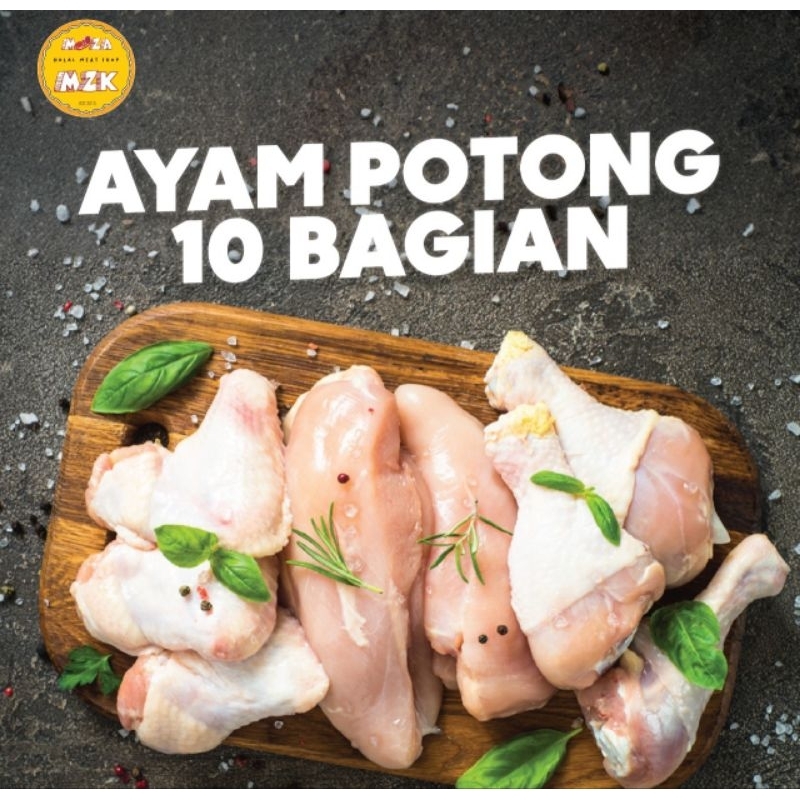 

Ayam Segar Potong 10 bagian