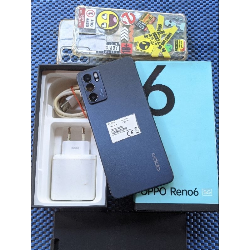 OPPO RENO 6 5G RAM 8/128 SECOND GARANSI RESMI MULUS LIKE NEW