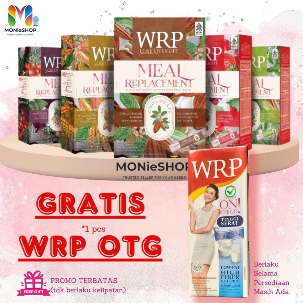 

1212 SALE WRP Meal Replacement Lose Weight isi 6 Sachet COKLAT STRAWBERRY KOPI SEREAL MOCCA GREEN TEA DIET