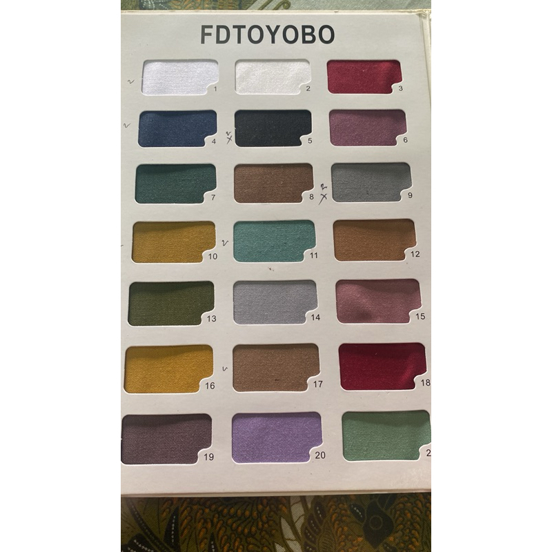 Kain Toyobo Fodu premium original harga diatas per meter
