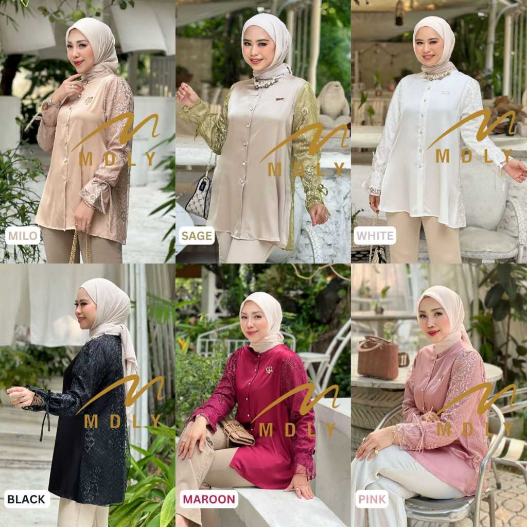 MDLY Original Terbaru Atasan Wanita Janny Shirt by Mdly