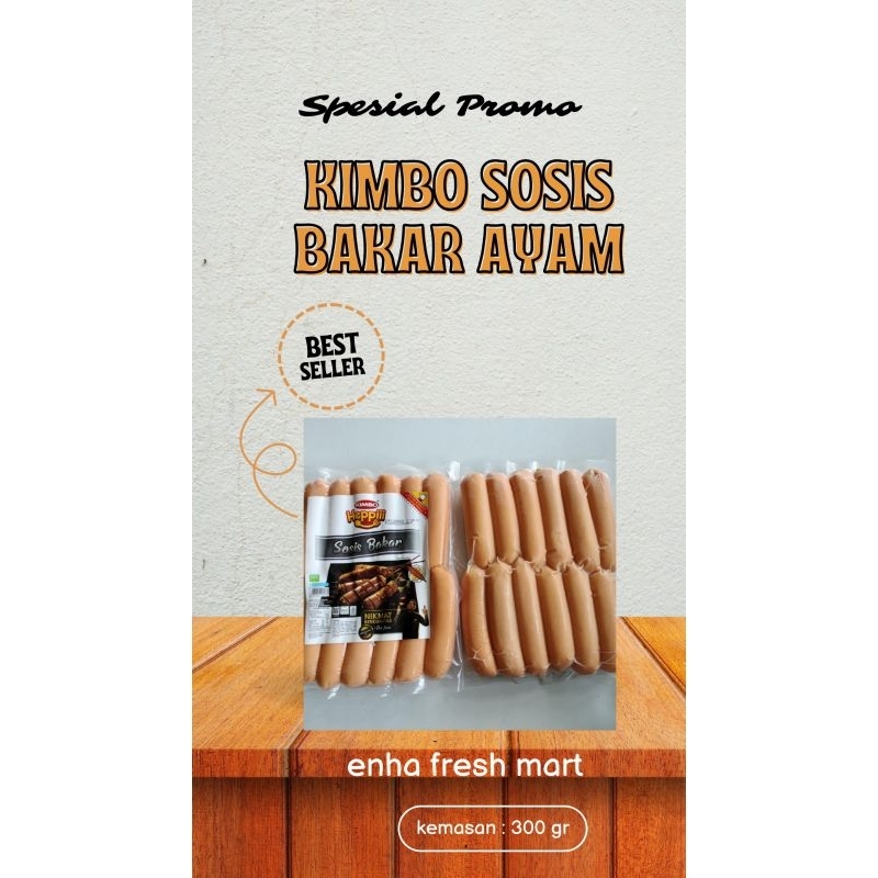 

Kimbo Sosis Bakar Ayam 300 gr